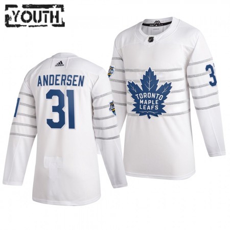 Toronto Maple Leafs Trikot Frederik Andersen 31 Weiß 2020 NHL All-Star Adidas Authentic - Kinder